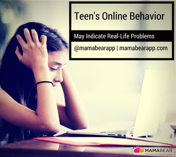 Newly published research shows that a teen's online behavior can reveal a lot about what they go through and experience in real-life.